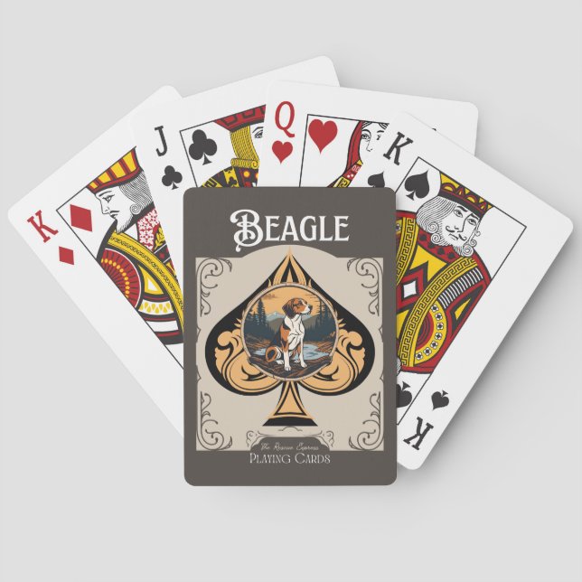 Beagle Playing Cards (Back)