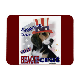 Beagle Political Humor Magnet