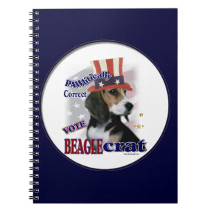 Beagle Political Humour Spiral Notebook