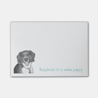 beagle post it note