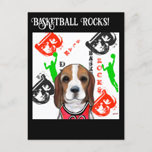 Beagle  postcard