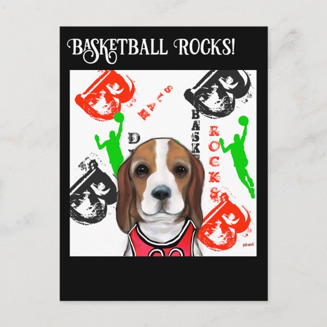 Beagle  postcard (Front)