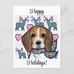 Beagle      postcard