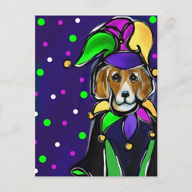 BEAGLE POSTCARD (Front)