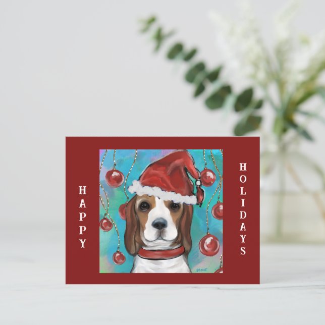  Beagle Postcard (Standing Front)