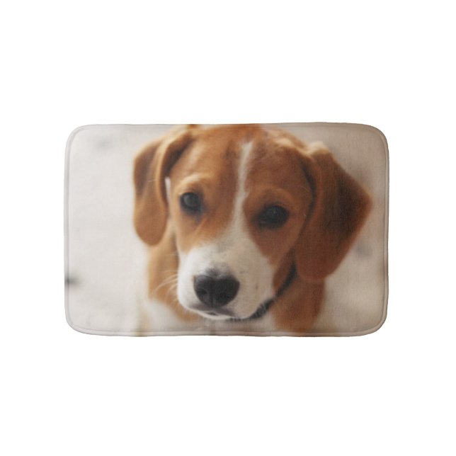 Beagle Puppy 2 Bath Mat (Front)