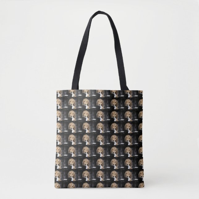 beagle puppy 2 tote bag (Front)