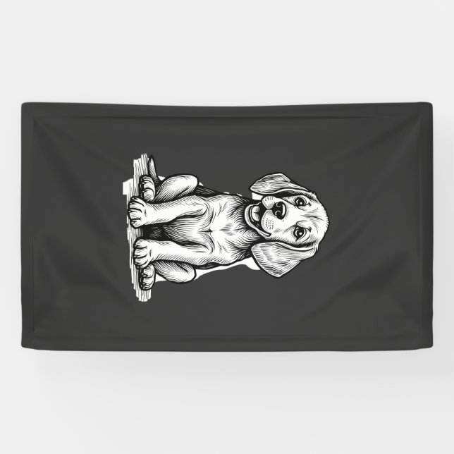 Beagle puppy adorable, family Animal lover Tank To Banner (Horizontal)
