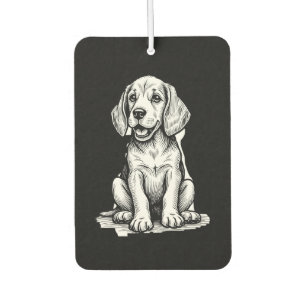 Beagle puppy adorable, family Animal lover Tank To Car Air Freshener