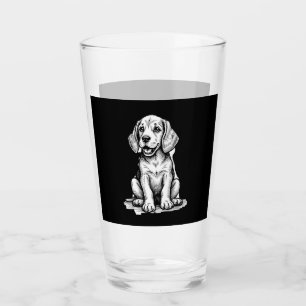 Beagle puppy adorable, family Animal lover Tank To Glass