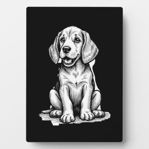 Beagle puppy adorable, family Animal lover Tank To Plaque