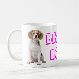 Beagle Puppy Dog - Pink Purple Love Beagles Coffee Mug
