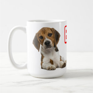 Beagle Puppy Dog - Red Love Pup Coffee Mug