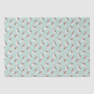 Beagle Puppy Pattern Tissue Paper