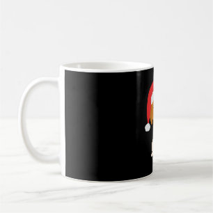 Beagle puppy with Santa's hat for dog lovers Overs Coffee Mug