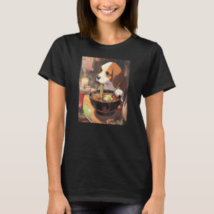 Beagle Ramen Funny Dog Japanese Food T-Shirt
