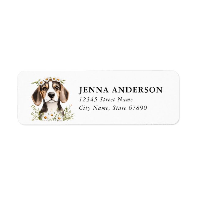 Beagle Return Address Label (Front)