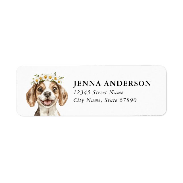 Beagle Return Address Label (Front)