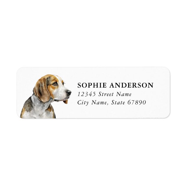 Beagle Return Address Label (Front)