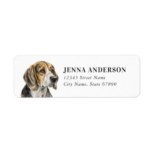Beagle Return Address Label