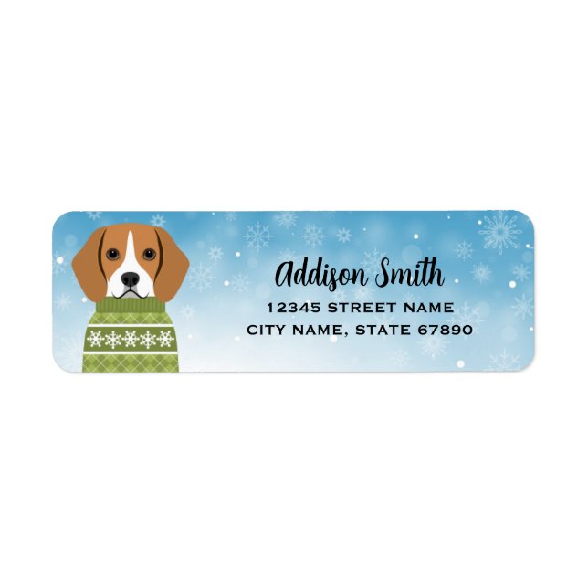 Beagle Return Address Labels (Front)