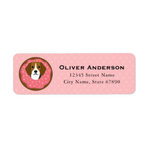 Beagle Return Address Labels
