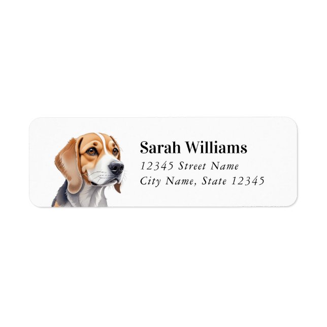 Beagle Return Address Labels (Front)