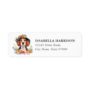 Beagle Return Address Labels