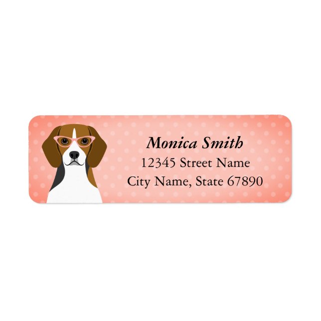 Beagle Return Address Labels (Front)
