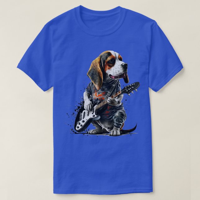 Beagle Rocker 4 T-Shirt (Design Front)