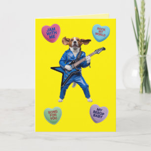 Beagle Rocker Valentine Card