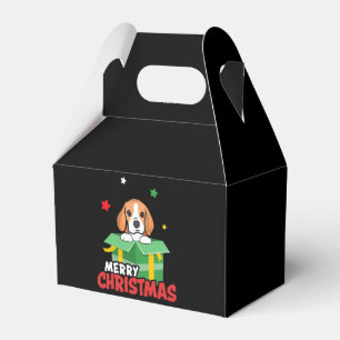 Beagle Santa Dog Lovers Merry Christmas Xmas Favour Box
