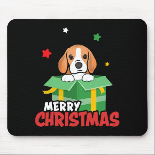 Beagle Santa Dog Lovers Merry Christmas Xmas Mouse Pad