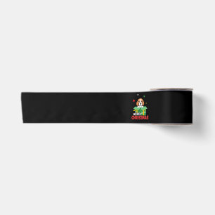 Beagle Santa Dog Lovers Merry Christmas Xmas  Satin Ribbon