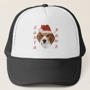 Beagle Santa Paws Trucker Hat