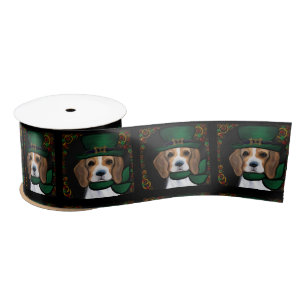 Beagle      satin ribbon