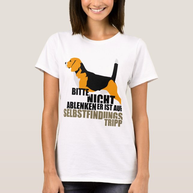 Beagle Selbstfindungstripp T-Shirt (Front)