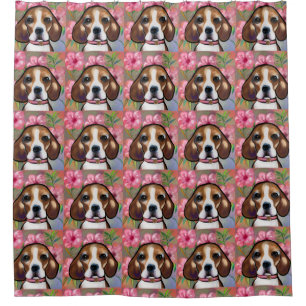 Beagle            shower curtain
