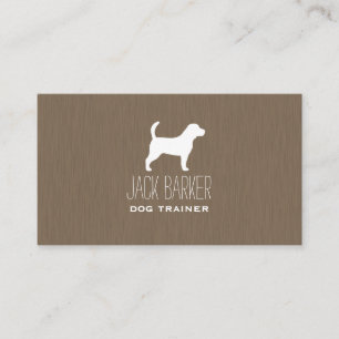 Beagle Silhouette Business Card