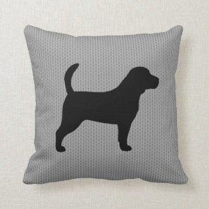 Beagle Silhouette Cushion