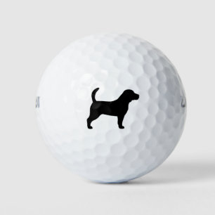 Beagle Silhouette Golf Balls