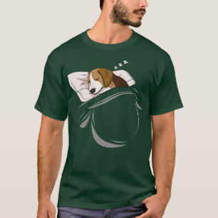 Beagle Sleeping Animal Nap Napping Slumber T-Shirt