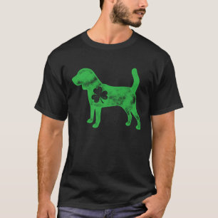 Beagle St Patrick s Day Boys Kids Girls Dog Shamr T-Shirt