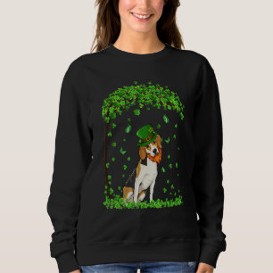 Beagle St Patricks Day Lover Irish Shamrock Dog Lo Sweatshirt