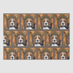 Beagle tissue paper
