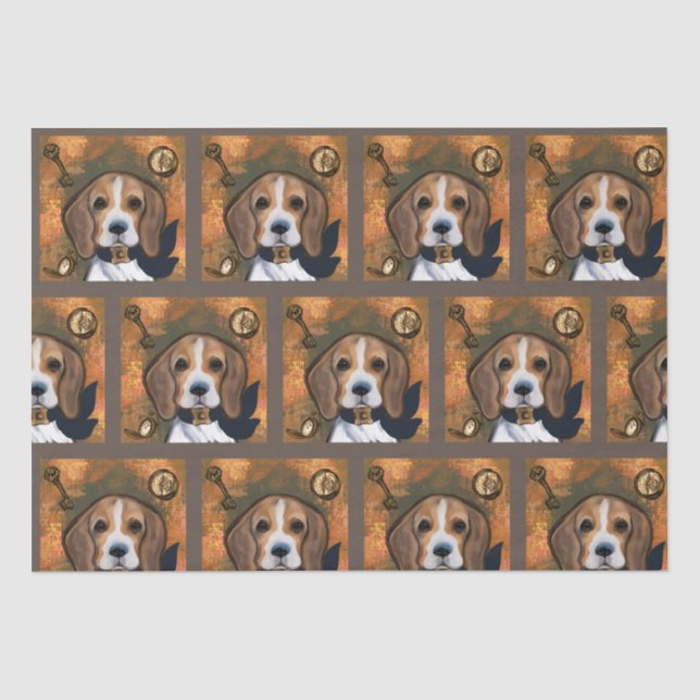 Beagle       tissue paper (Front)