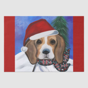 Beagle tissue paper
