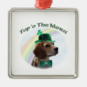 Beagle Top of the Morn  Metal Tree Decoration