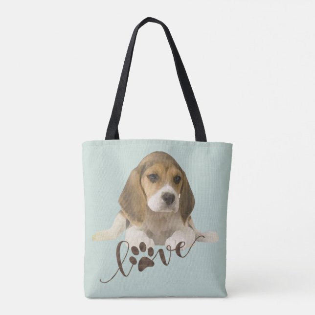 Beagle   tote bag (Back)