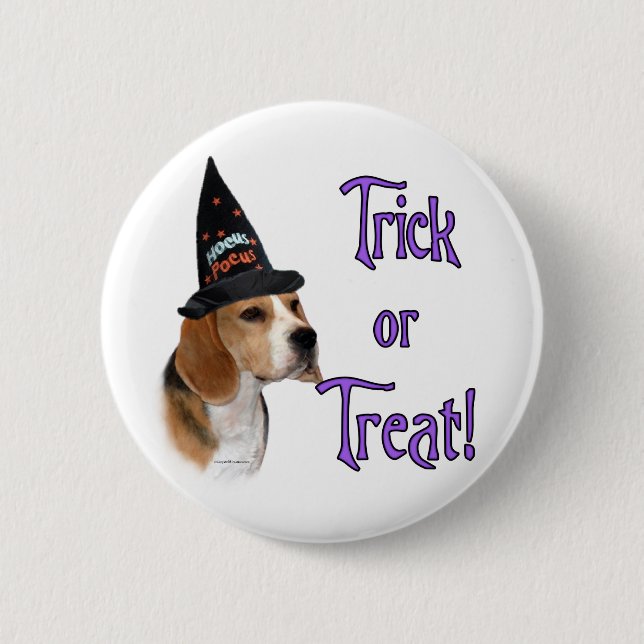 Beagle Trick 6 Cm Round Badge (Front)